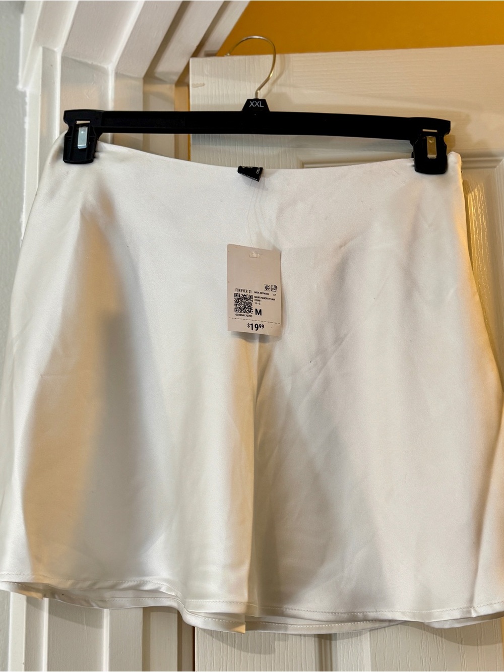 Women's White A-Line Skirt